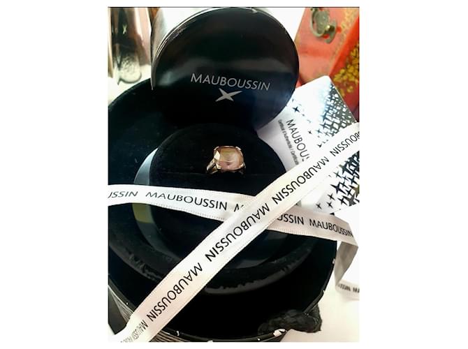 Mauboussin Gueule d'Amour Ring Diamanten Silber Pink - view 3