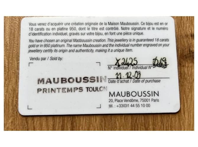 Mauboussin Gueule d'Amour Ring Diamanten Silber Pink - view 4