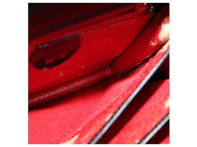 Borsa a mano in pelle nera GUCCI 001 2046 1719 Auth ep8304 Nero - vista 16