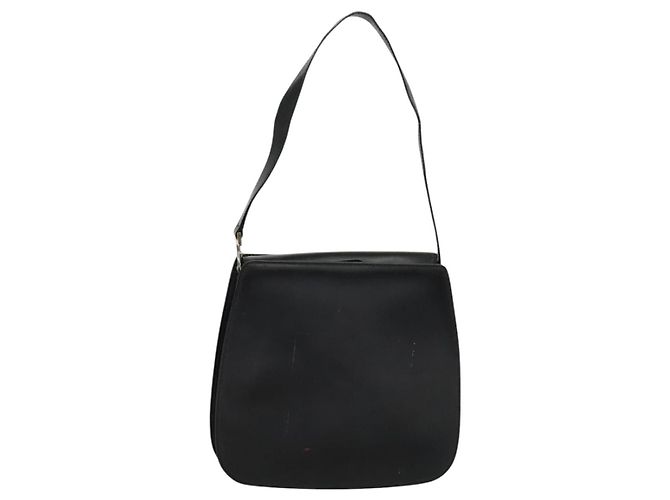 Borsa a mano in pelle nera GUCCI 001 2046 1719 Auth ep8304 Nero - vista 2