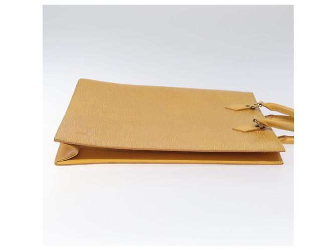 LOUIS VUITTON Borsa a Mano Sac Plat Epi Gialla M52079 LV Auth BD1385 Giallo - vista 3