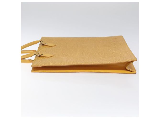 LOUIS VUITTON Borsa a Mano Sac Plat Epi Gialla M52079 LV Auth BD1385 Giallo - vista 4
