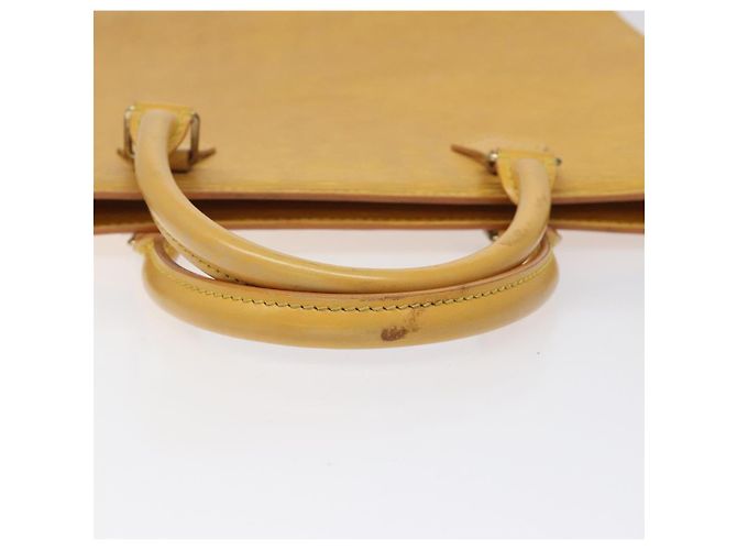 LOUIS VUITTON Borsa a Mano Sac Plat Epi Gialla M52079 LV Auth BD1385 Giallo - vista 7