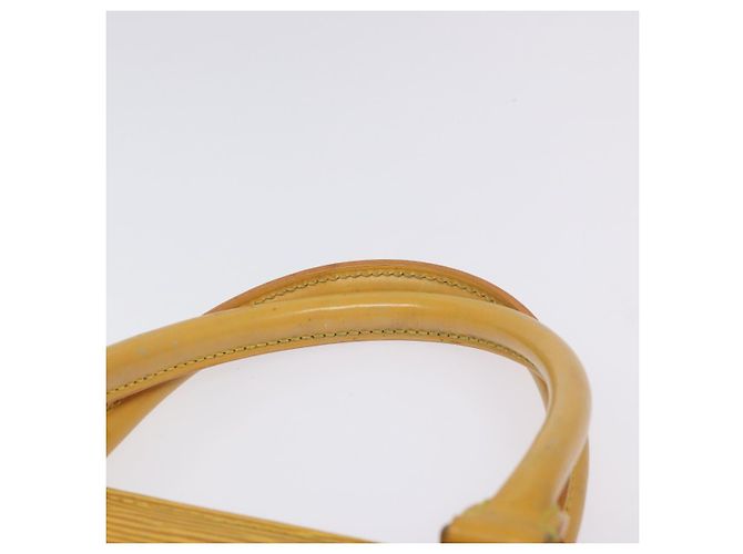 LOUIS VUITTON Borsa a Mano Sac Plat Epi Gialla M52079 LV Auth BD1385 Giallo - vista 8