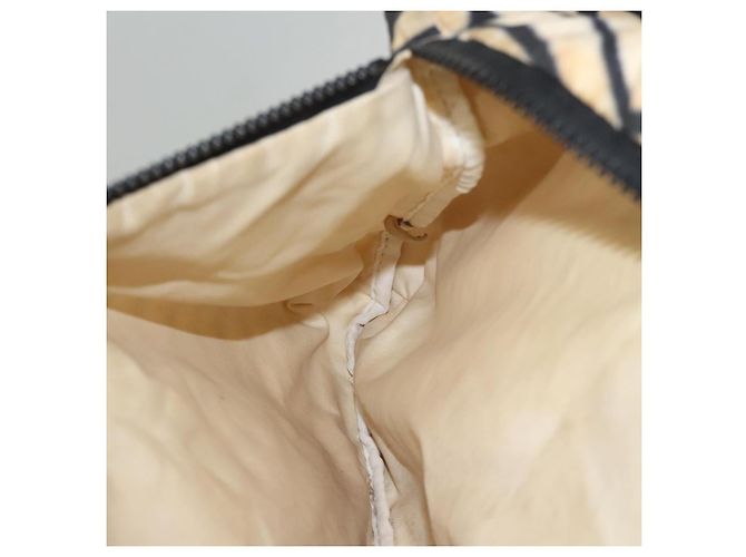 Borsa a Spalla CHANEL Sport in Nylon Bianco e Nero CC Auth BA888 - vista 23