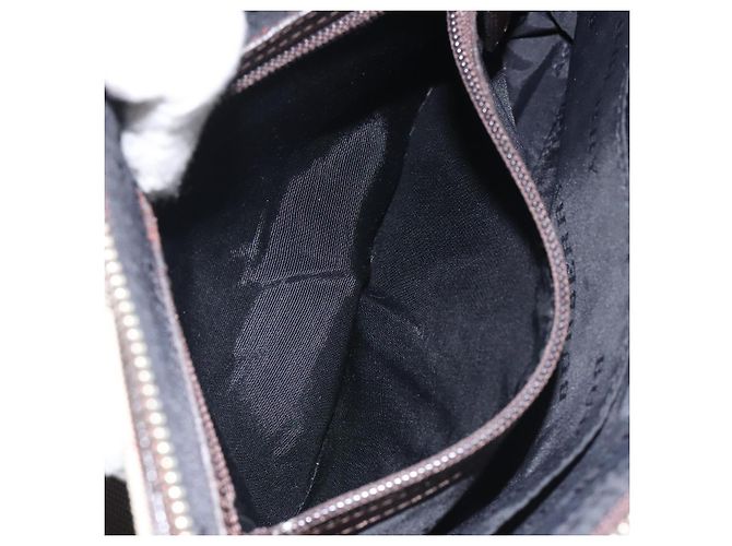 Borsa a spalla Nova Check in nylon beige e argento di BURBERRY Auth ki5644 - vista 19