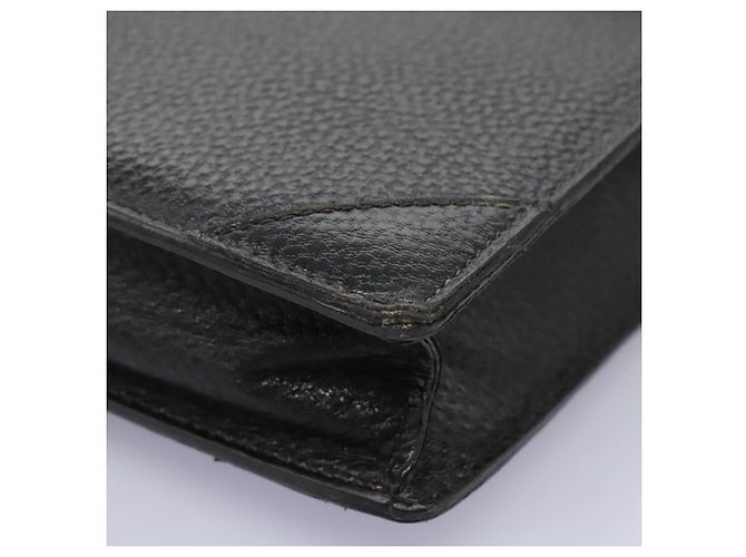 LOEWE Anagram Borsa da Lavoro in Pelle Nera Auth bs24101 Nero - vista 14