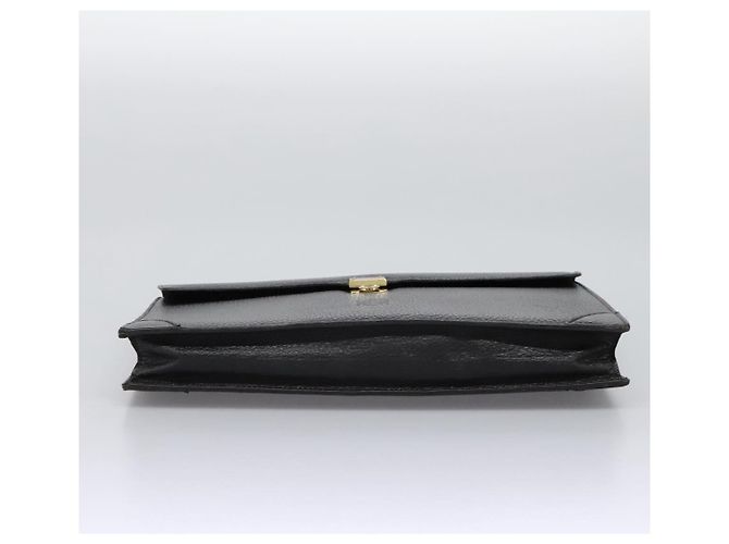 LOEWE Anagram Borsa da Lavoro in Pelle Nera Auth bs24101 Nero - vista 5