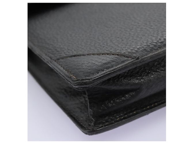 LOEWE Anagram Borsa da Lavoro in Pelle Nera Auth bs24101 Nero - vista 8