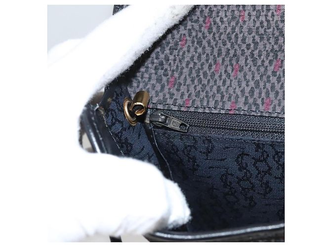 Borsa a spalla SAINT LAURENT in tela viola oro Auth sw211 D'oro Porpora - vista 19