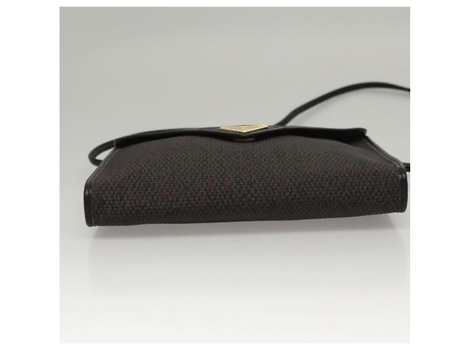 Borsa a spalla SAINT LAURENT in tela viola oro Auth sw211 D'oro Porpora - vista 9