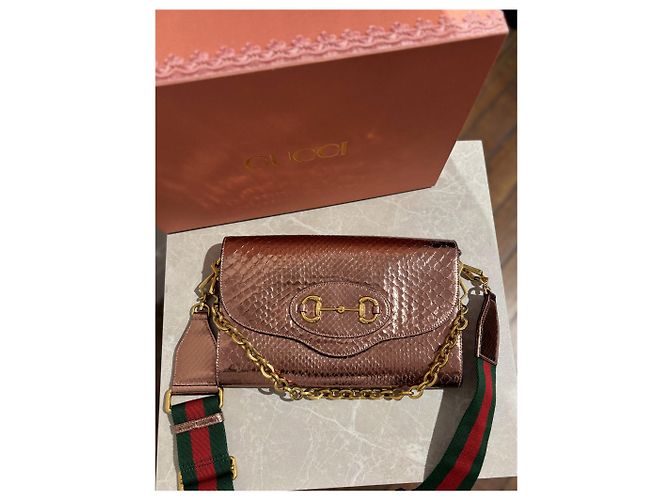 Borse GUCCI T. Pelli esotiche Rosa - vista 15