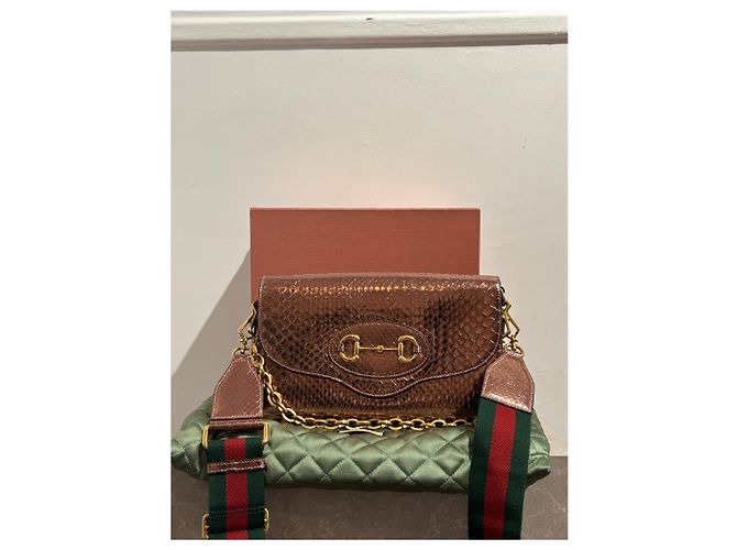 Borse GUCCI T. Pelli esotiche Rosa - vista 4