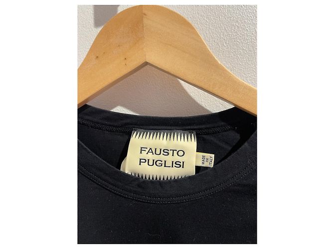 FAUSTO PUGLISI Tops T.IT 40 Algodón Negro - vista 5