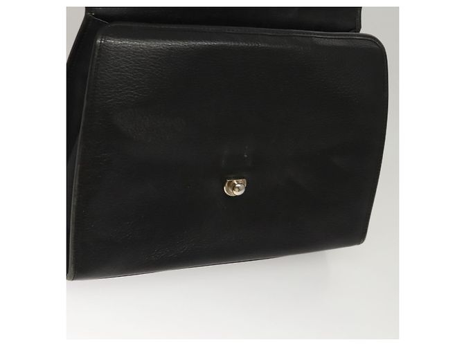 Autre Marque Borsa a mano in pelle Burberrys 2 vie nera Auth ep8214 Nero - vista 11