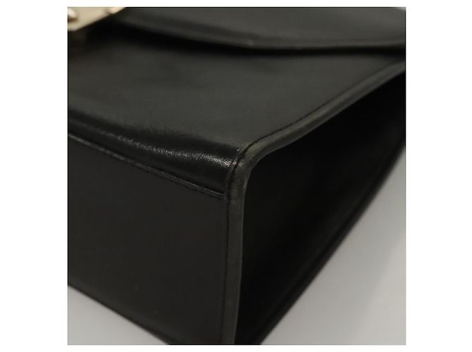 Autre Marque Borsa a mano in pelle Burberrys 2 vie nera Auth ep8214 Nero - vista 14