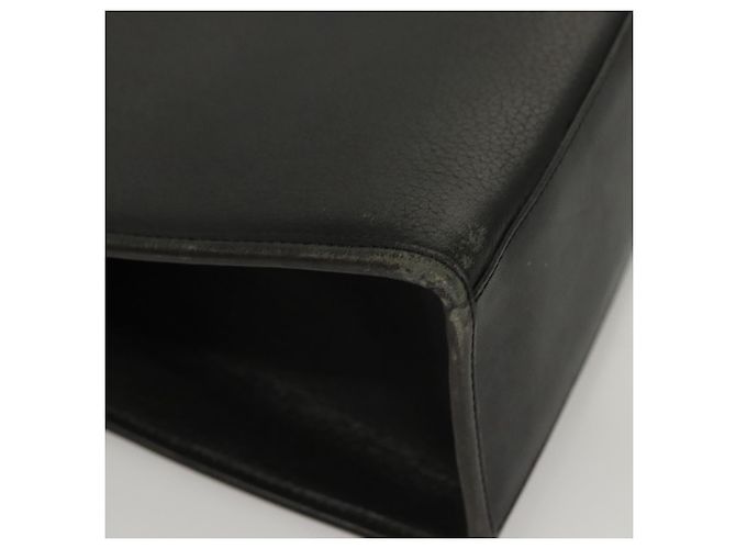 Autre Marque Borsa a mano in pelle Burberrys 2 vie nera Auth ep8214 Nero - vista 15
