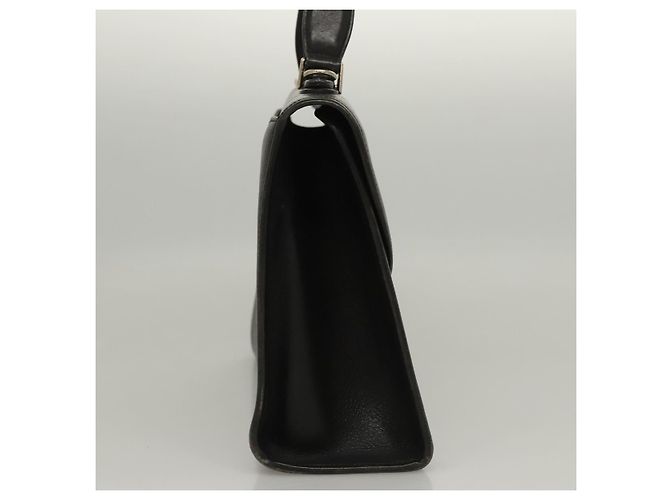Autre Marque Borsa a mano in pelle Burberrys 2 vie nera Auth ep8214 Nero - vista 4