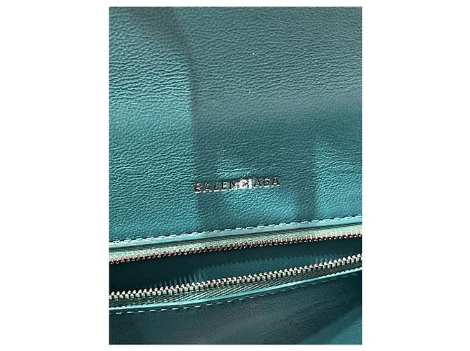 Borse BALENCIAGA T. Pelle Verde - vista 10