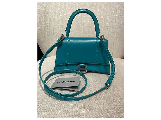 Borse BALENCIAGA T. Pelle Verde - vista 11