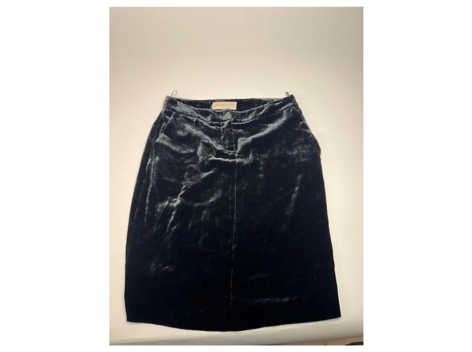 Vintage Emilio Pucci Samtrock schwarz IT40 - Ansicht 15