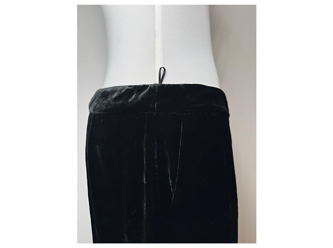 Vintage Emilio Pucci Samtrock schwarz IT40 - Ansicht 3