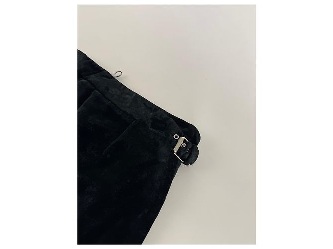 Vintage Emilio Pucci Samtrock schwarz IT40 - Ansicht 7