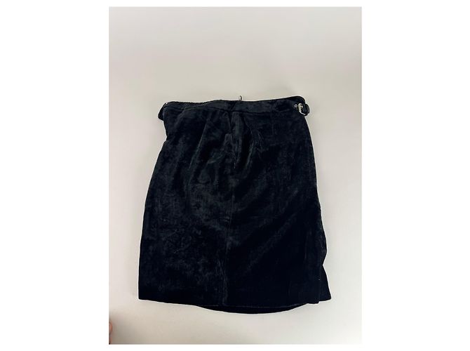 Vintage Emilio Pucci Samtrock schwarz IT40 - Ansicht 8