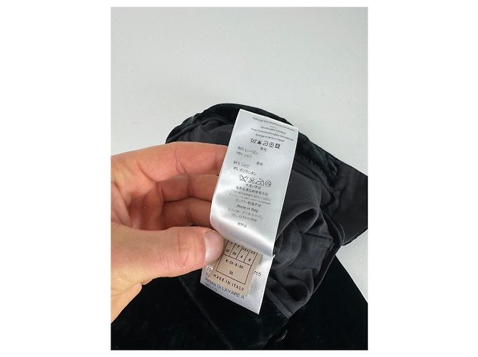 Vintage Emilio Pucci Samtrock schwarz IT40 - Ansicht 9