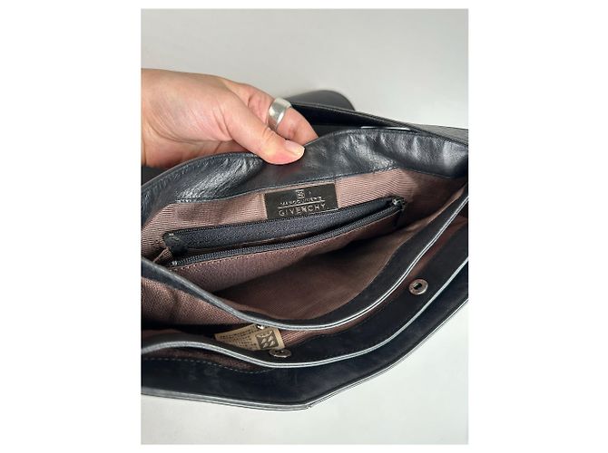 Vintage Givenchy Umhängetasche schwarz - Ansicht 6