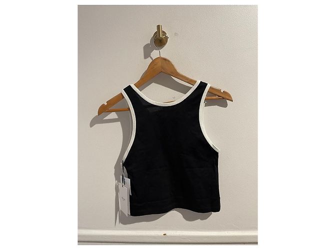 Céline CELINE Tops T.International S Algodón Negro - vista 4