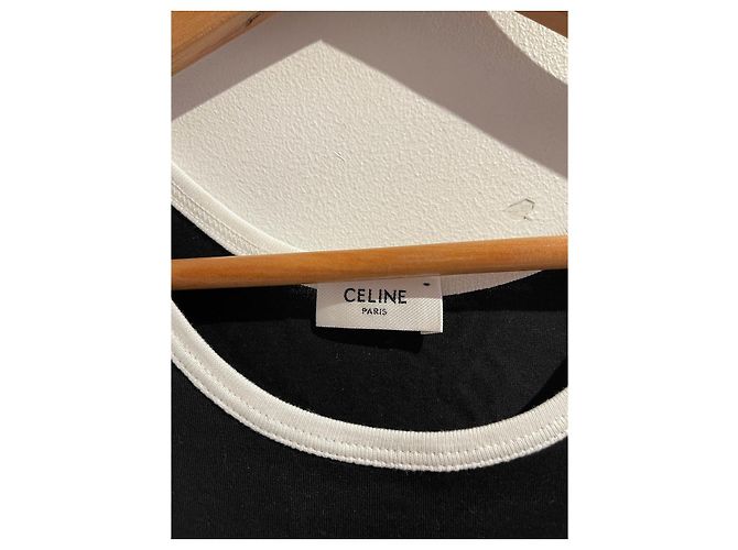 Céline CELINE Tops T.International S Algodón Negro - vista 6