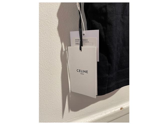 Céline CELINE Tops T.International S Algodón Negro - vista 7