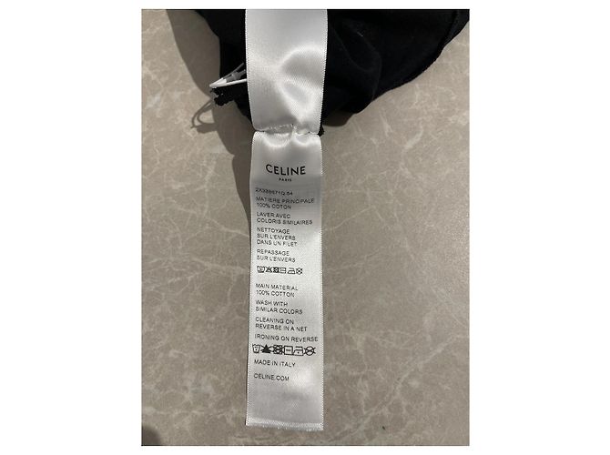 Céline CELINE Tops T.International S Algodón Negro - vista 9