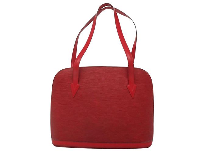 LOUIS VUITTON Borsa a Spalla Epi Lussac Rossa M52287 LV Auth ep8305 Rosso - vista 2