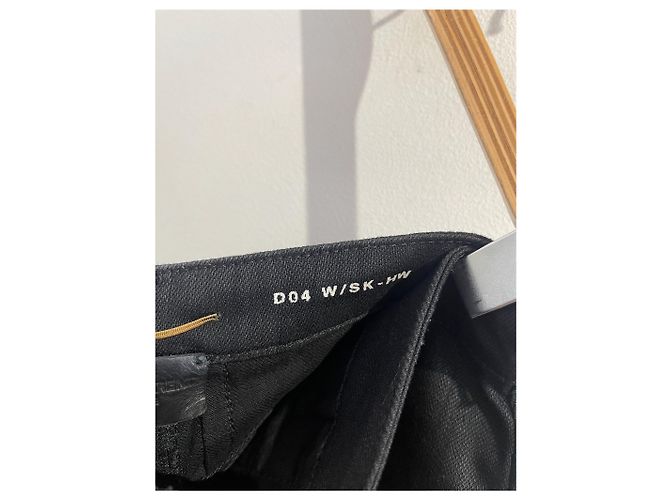 Jeans SAINT LAURENT T.US 29 Algodón Negro - vista 6