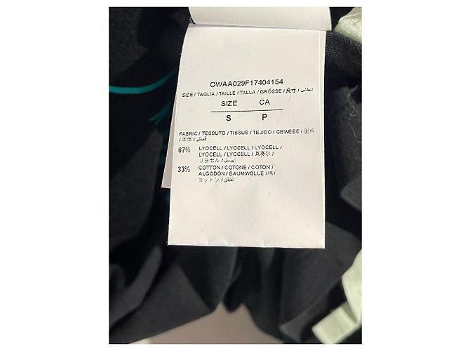 Off White Top OFF-WHITE T.International S Cotone Nero - vista 7