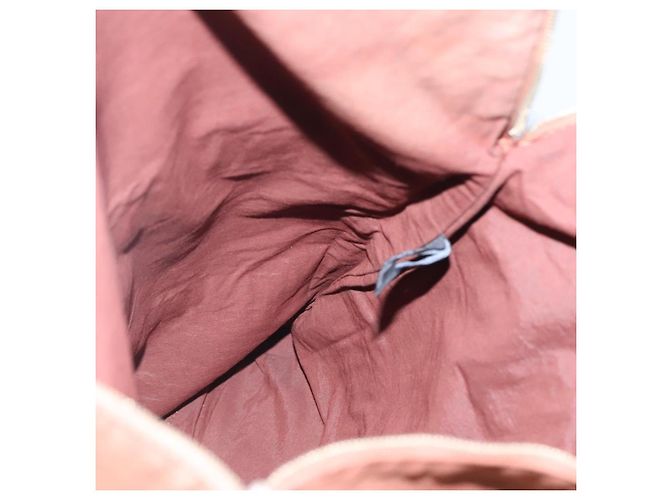 Hermès HERMES Fourre Tout Porte Documents Sac Business Toile Marron Marine Auth nb456 Bleu Marine - vue 16