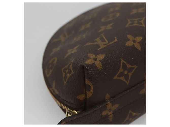 LOUIS VUITTON Pochette Cosmetica Demi Ronde Monogram M47520 LV Auth BD1294 Monogramma - vista 14