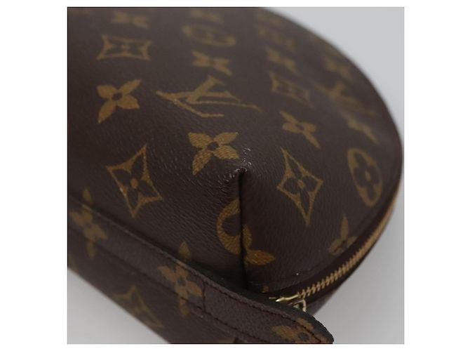LOUIS VUITTON Pochette Cosmetica Demi Ronde Monogram M47520 LV Auth BD1294 Monogramma - vista 15