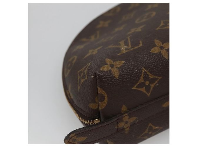 LOUIS VUITTON Pochette Cosmetica Demi Ronde Monogram M47520 LV Auth BD1294 Monogramma - vista 16
