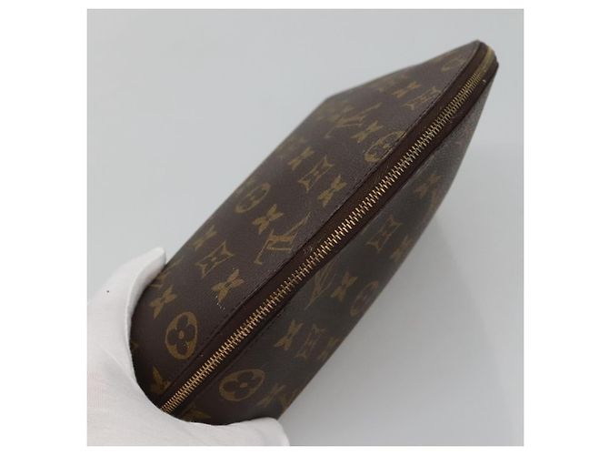 LOUIS VUITTON Pochette Cosmetica Demi Ronde Monogram M47520 LV Auth BD1294 Monogramma - vista 5
