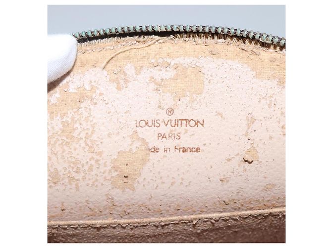 LOUIS VUITTON Pochette Cosmetica Demi Ronde Monogram M47520 LV Auth BD1294 Monogramma - vista 9
