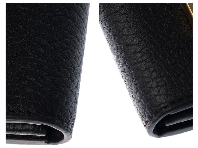 Borsa LOUIS VUITTON Capucines in Pelle Nera - 100479 Nero - vista 11