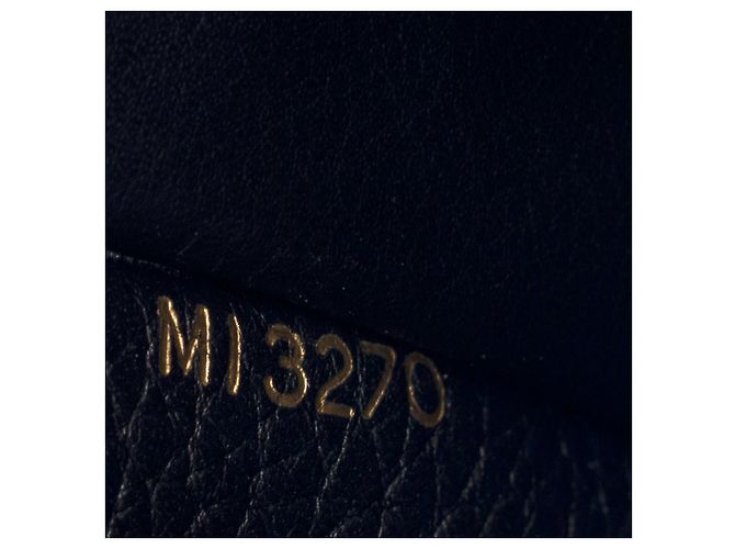 Borsa LOUIS VUITTON Capucines in Pelle Nera - 100479 Nero - vista 7