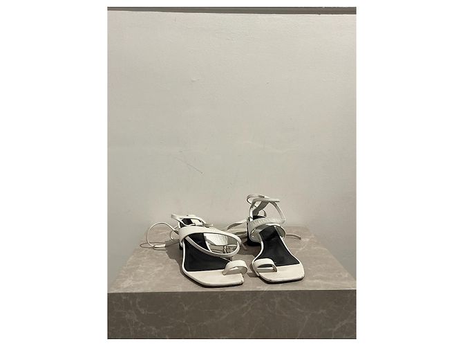 Céline Sandali CELINE T.EU 38 Pelle Bianco - vista 3