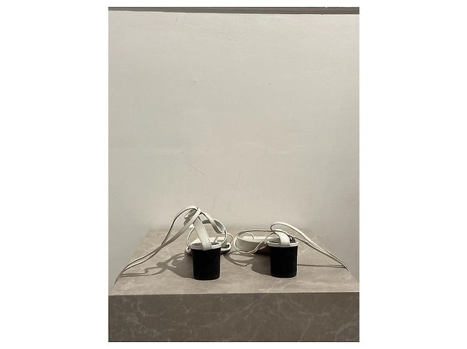 Céline Sandali CELINE T.EU 38 Pelle Bianco - vista 4
