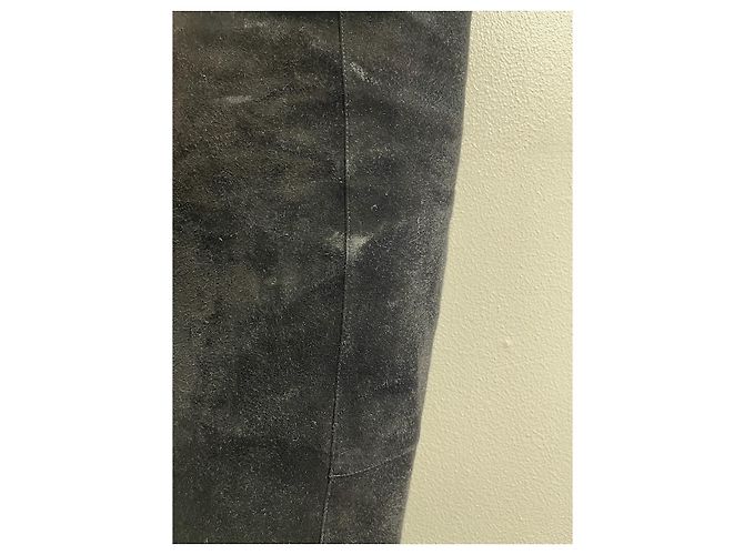 Botas GIANVITO ROSSI T.EU 37 Ante Negro - vista 14