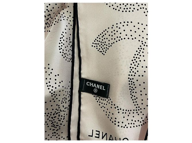 CHANEL Schals T. Seide Schwarz - Ansicht 4