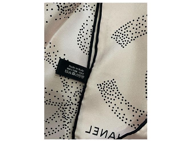 CHANEL Schals T. Seide Schwarz - Ansicht 5